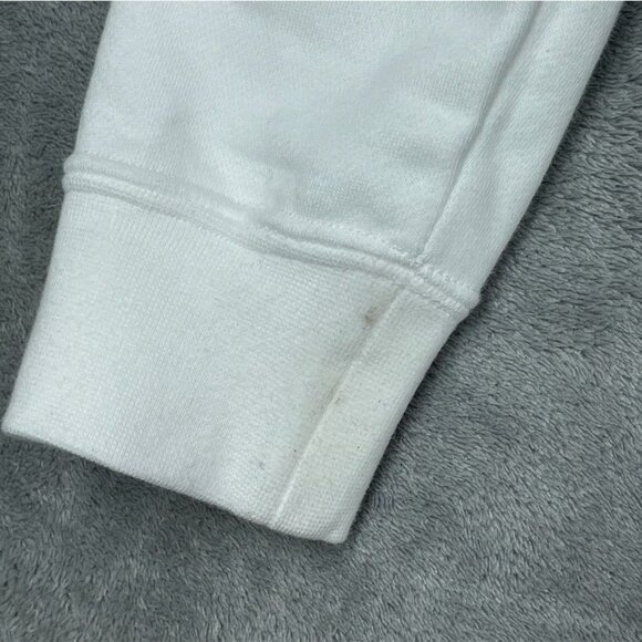 Nike Womens White Sweatshirt Logo Crewneck Small *flaw* d0973 - Picture 7 of 9